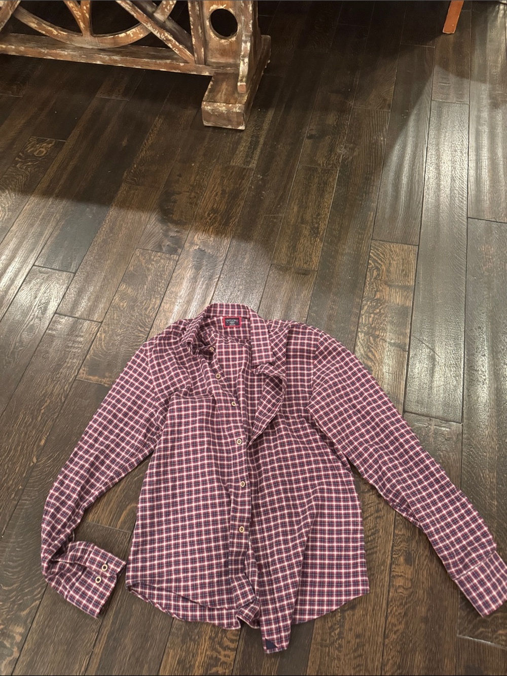 Untuckit flannel medium slim fit